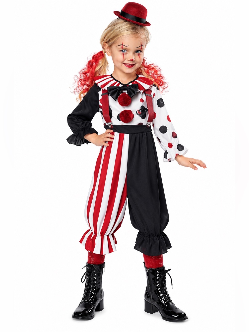 NWT California Costumes Kreepy Klown Kid Size: Large